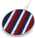 France Flag Wireless Charger Anti-Slip Wireless Charging Pad Slim Charger Mat for Men Women