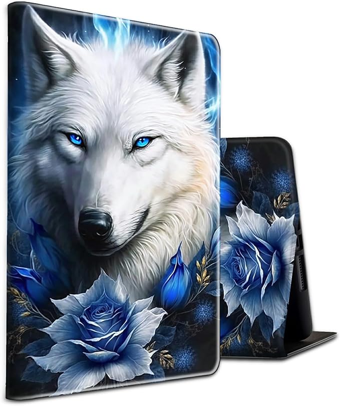 Bule Rose Wolf