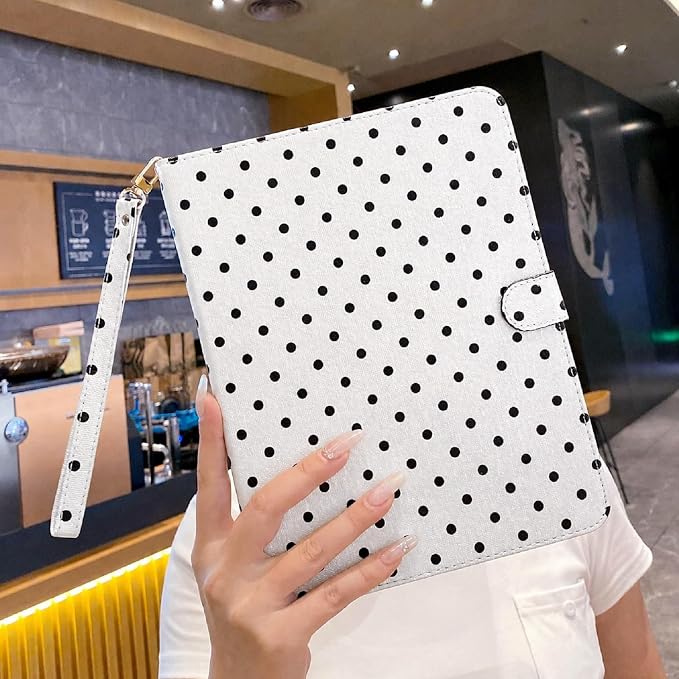 White Polka Dot