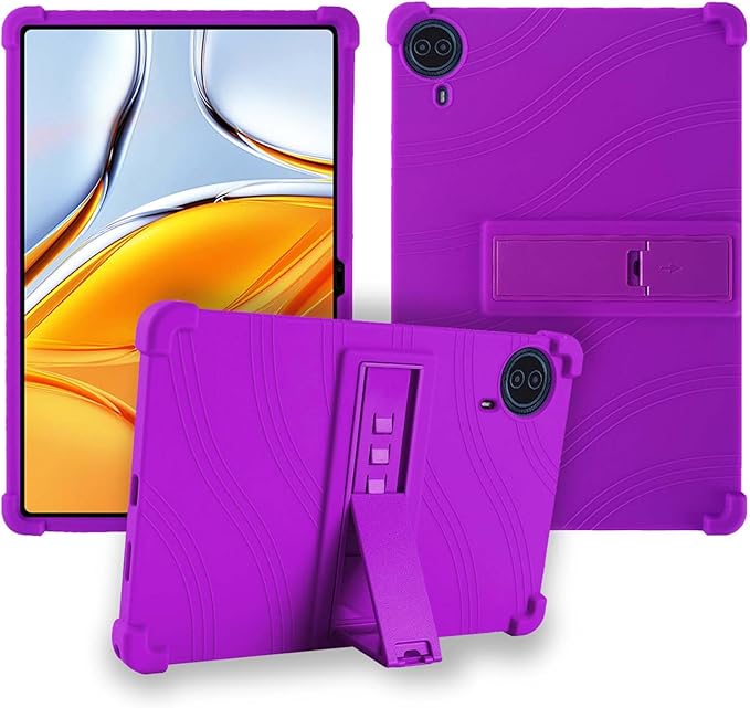 Case for Callsky-Tab Ctab 14 Tablet 14 inchSoft Silicone Protector CoverKids FriendlyAdjustable Stand Tablet Cover4 Corners Thicken ShockproofPurple