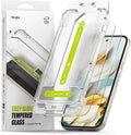 Ringke Easy Slide [Super Easy to Install] Compatible with Google Pixel 9a Screen Protector Case Friendly 9H Hardness Tempered Glass with Simple installation Tool - 2 Pack