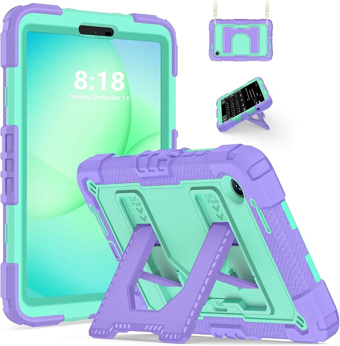 Purple + Mint Green