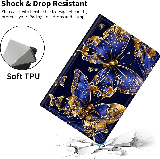 Blue Gold Butterfly