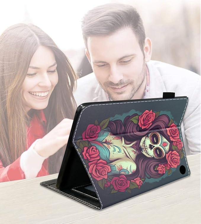 Sugar Skull Girl Roses