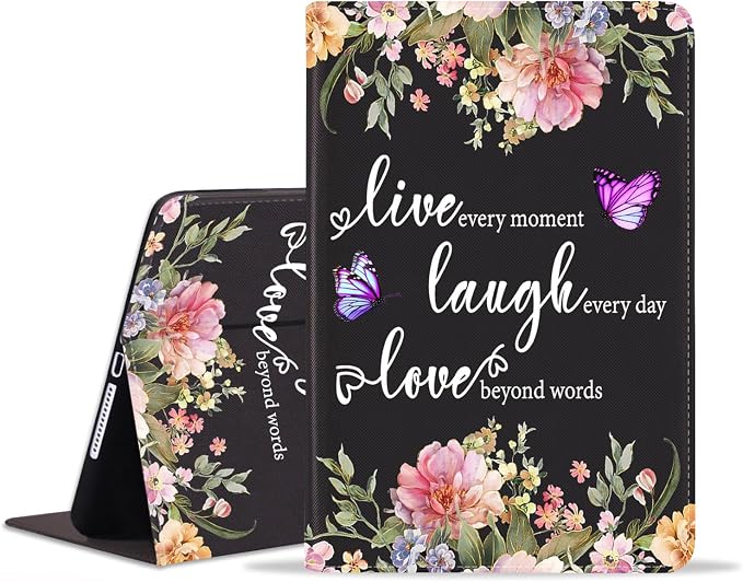 Floral Quote Live Laugh Love