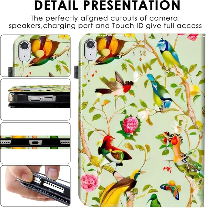 Vintage Floral Bird