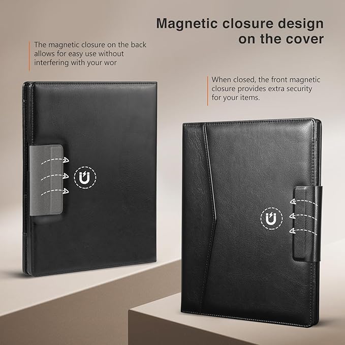 CoBak Premium PU Leather Case for 10.3 Remarkable 2 Tablet (2020) - Folder Design Slim Hard Shell with Pen HolderBlack Leather