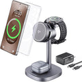 Magnetic Wireless Charger for Samsung Fast Qi2 Certified 15W 3 in 1 Charging Station TEC Cooling Compatible with Magsafe for Galaxy S26 Ultra/S25/Z Fold 7/Flip7 Samsung Watch Ultra/8/7Galaxy Buds