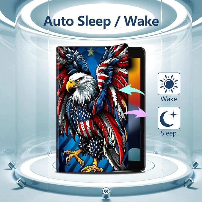 Bald Eagle USA Flag