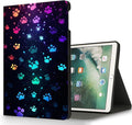 for Samsung Galaxy Tab A11 Plus 2025/ Tab A9 Plus 2023 11 inch Tablet CaseAuto Wake/SleepAdjustable Stand Protective Cover - Colorful Dog Paw Prints