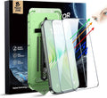 MAGIC JOHN 2 PACK for iPhone 16 Pro Max (6.9) Eye Protection Screen Protector HD Clear Auto Dust-Elimination 9H Tempered Glass &amp Scratch Resistance Full Edge Coverage
