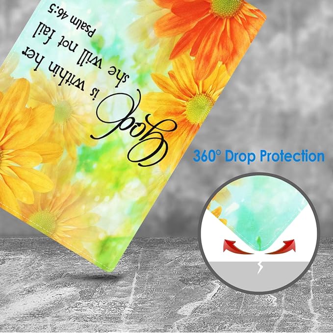 Floral Quote Bible Verses Psalm 46:5