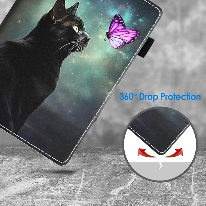 Black Cat and Butterfly