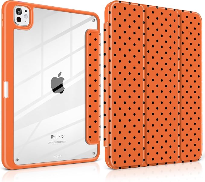 Orange polka dot