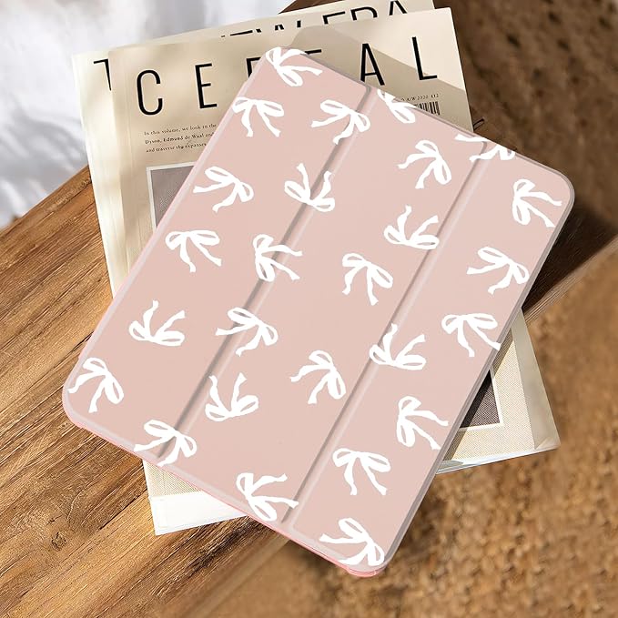 Pink White Bow 03