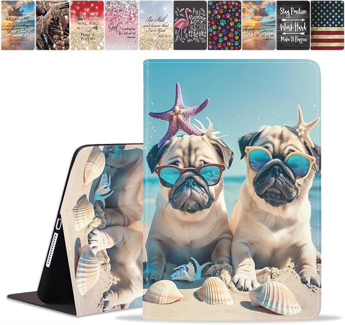 Cute Pug on The Beach