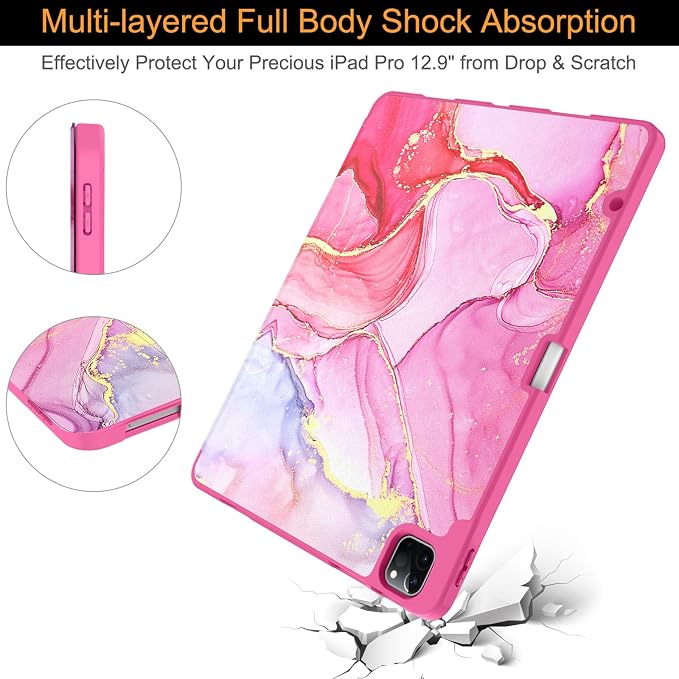 G-Hot Pink Marble