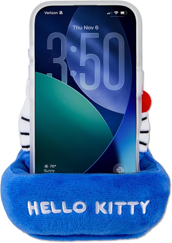 Sonix x Sanrio | Hello Kitty Plush Phone Holder - Smartphone Pillow Stand Cozy Desk Decor