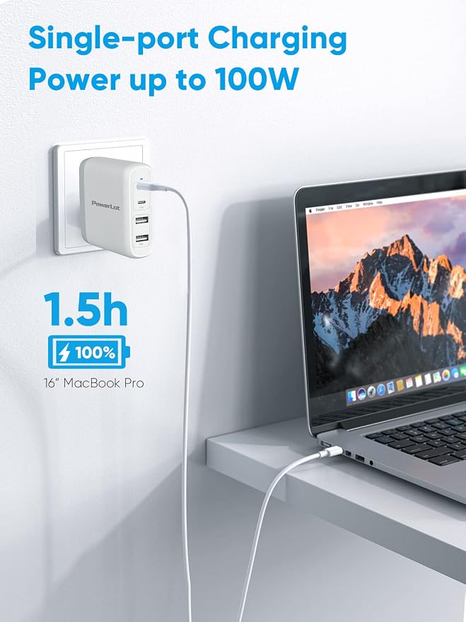 4 ports-White