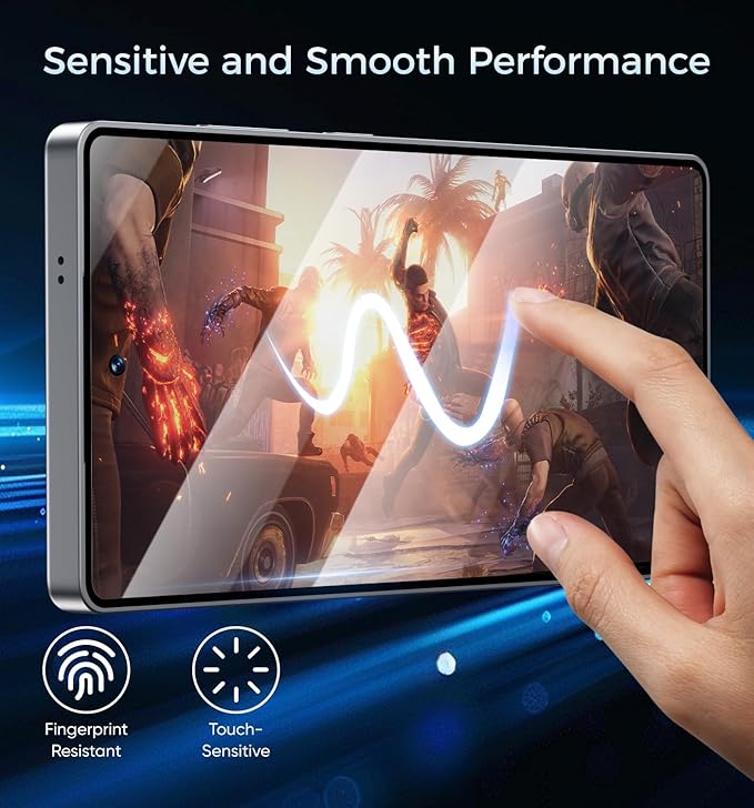 MAGIC JOHN 2 Pack for Samsung Galaxy S25 Ultra Screen Protector with Shatterproof Tempered Film Auto Dust-Elimination Bubble Free &amp HD Clear Easy Installation for Samsung Galaxy S25 Ultra