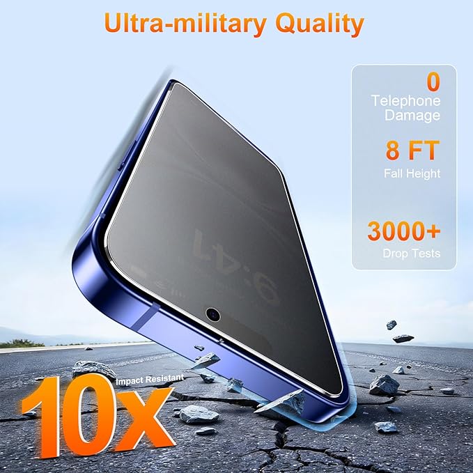 2 Pack matte privacy Screen Protector for iPhone 16 plus