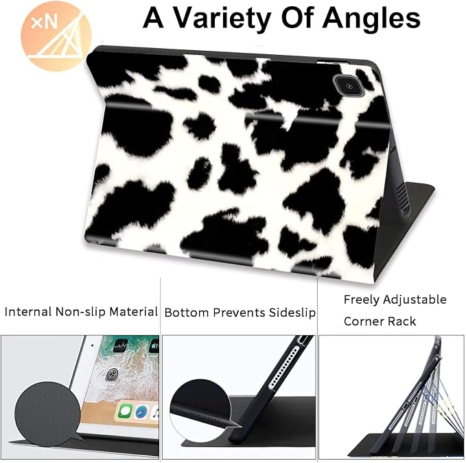 Black and White Cow Print