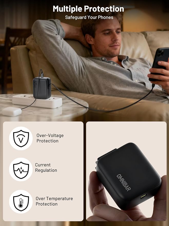 Black - 45W Single Cable