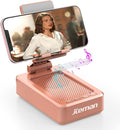 JTEMAN Cell Phone Stand with Bluetooth SpeakerBrithday Gifts for Men WomenPhone Speaker AmplifierKitchen Gadgets for MenPhone Holder for Desk - Rose Gold