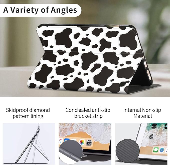 Black White Cow Print