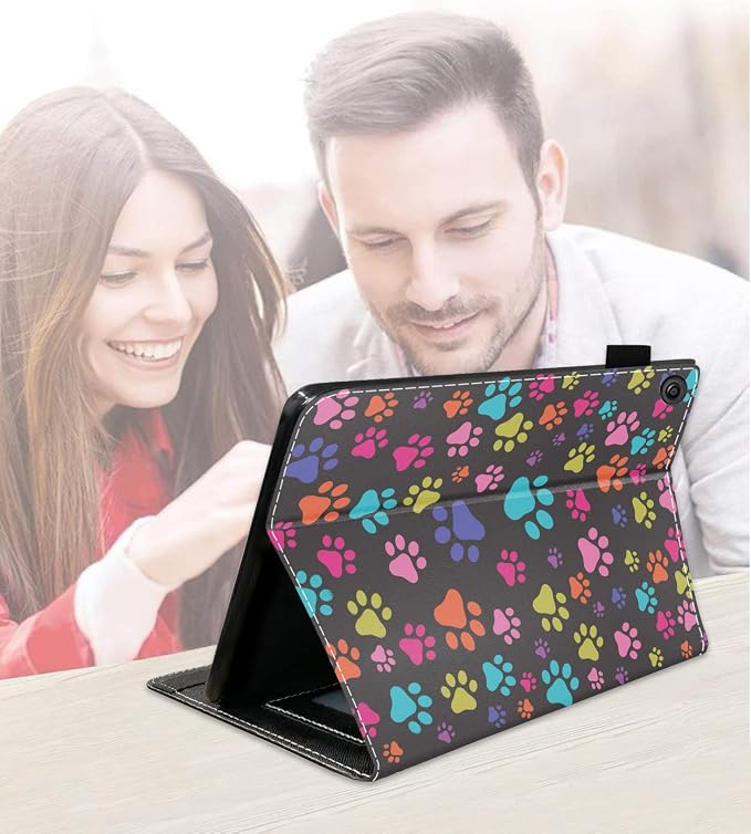 Colorful Dog Paw Print