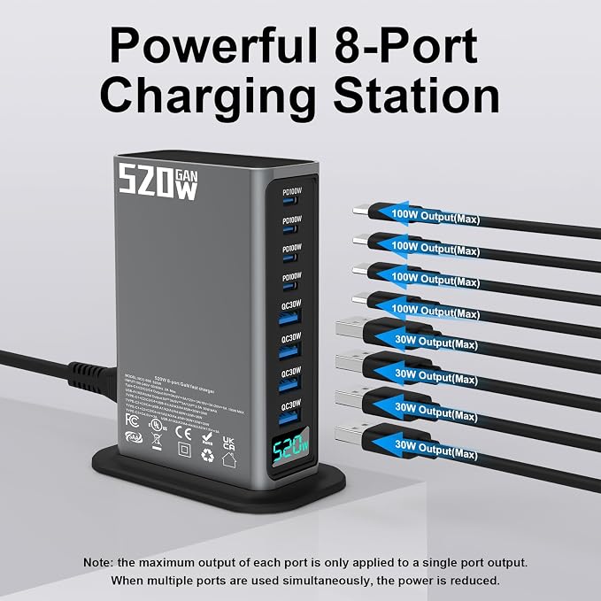 520W Dark grey