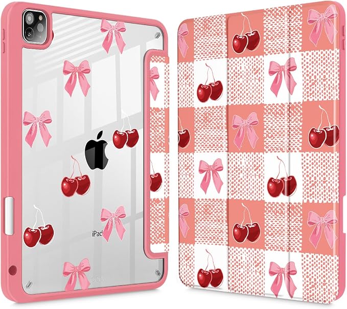 Cherry Bow Checkered
