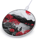 Japanese Mountains Landscape Phone Charger Magnetic Charging Pad Anti-Slip with USB Cable