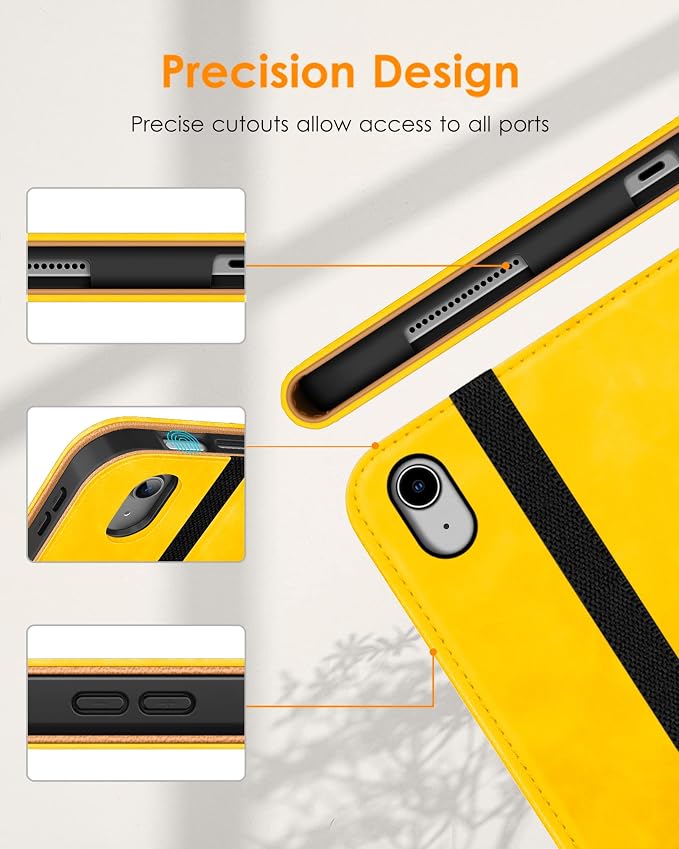 Yellow (suede leather)