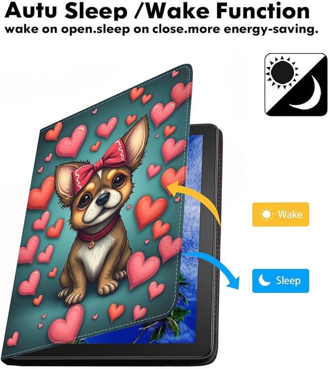 Cartoon Dog with Bow On Head
