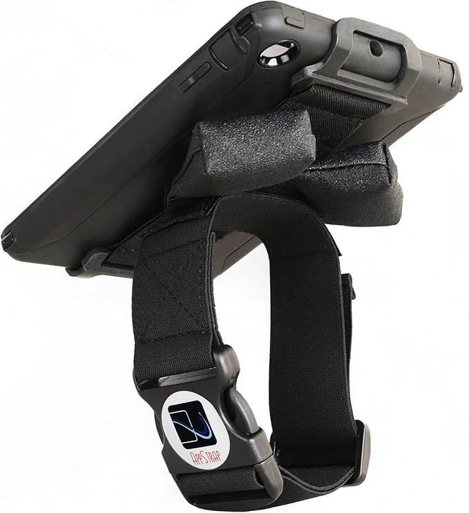 5 - fits most tablets + heavy-duty case (not included)