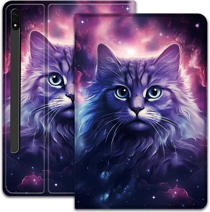 Purple Galaxy Cat
