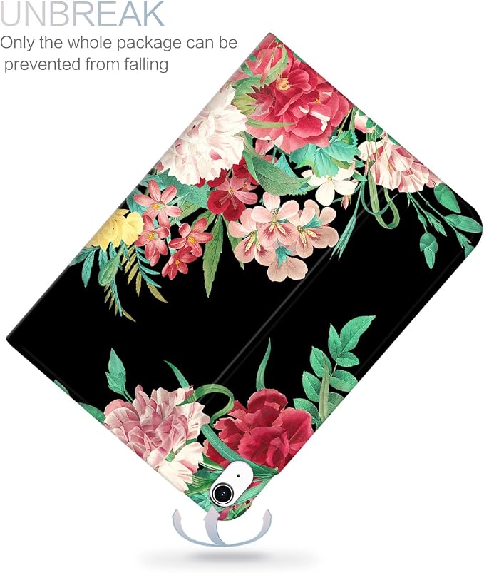 Black Vintage Flower