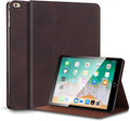 Gexmil Case for iPad mini 7.9 Inch5th/4th/3rd/2nd/1st Generation(2019/2015/2014/2013/2012) Genuine Leather Cover Anti SlipCowhide Folio Cover Auto Sleep/Wake with Adjustable StandSand Dark Brown