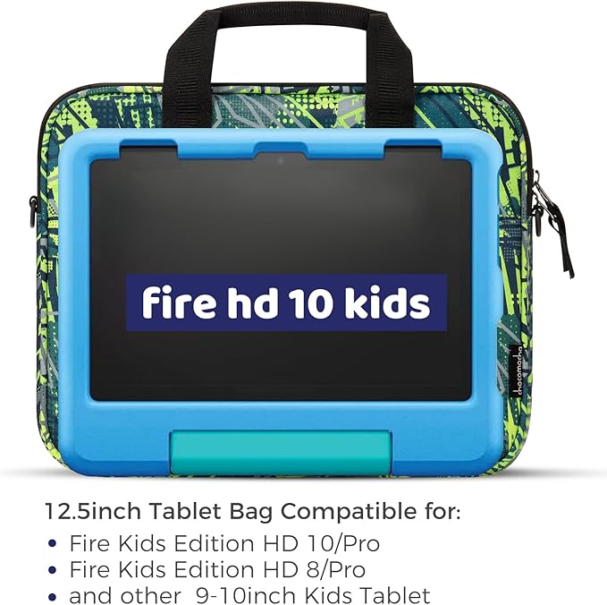 Choco Mocha Kids Tablet Sleeve Bag for Boys &amp Girls (10-12.5Inch)