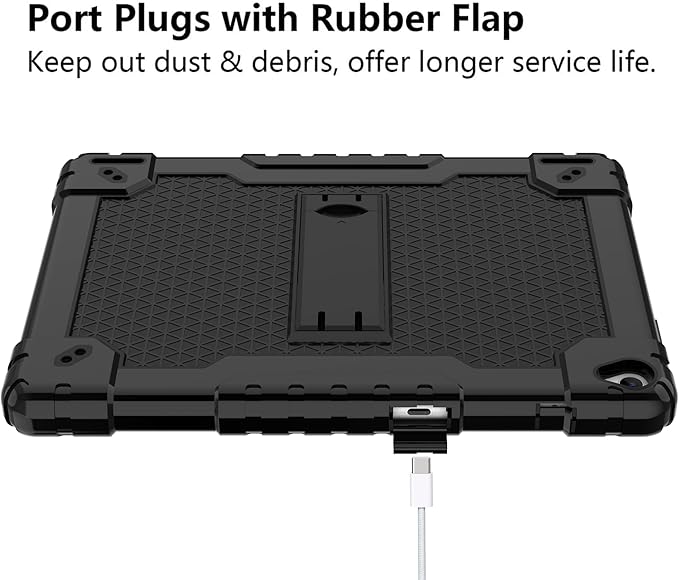 for YQSAVIOR Tab CP10 10.1 Case/Coopers Tab CP10 10.1 inch Case with Screen Protectror Built in Shoulder Strap &amp Kickstand for YQSAVIOR/Coopers Tab CP10 10.1 Tablet (Black/1 PC)