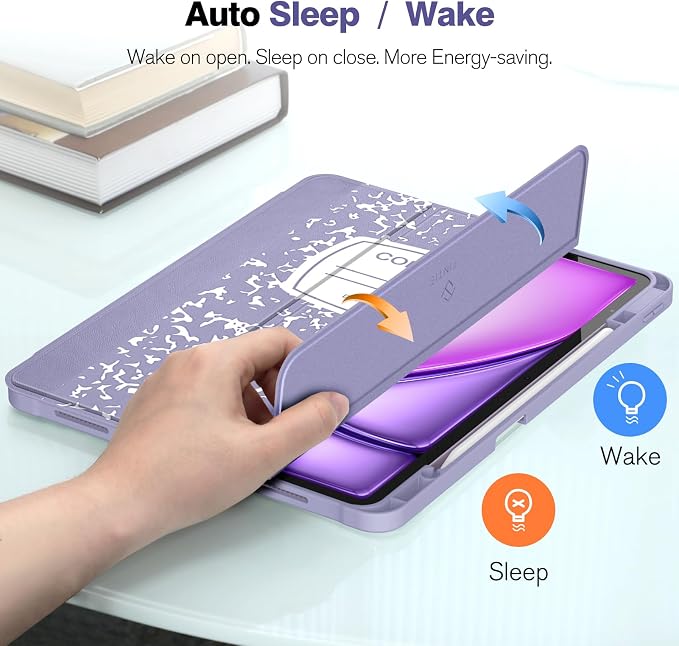 composition book lilac