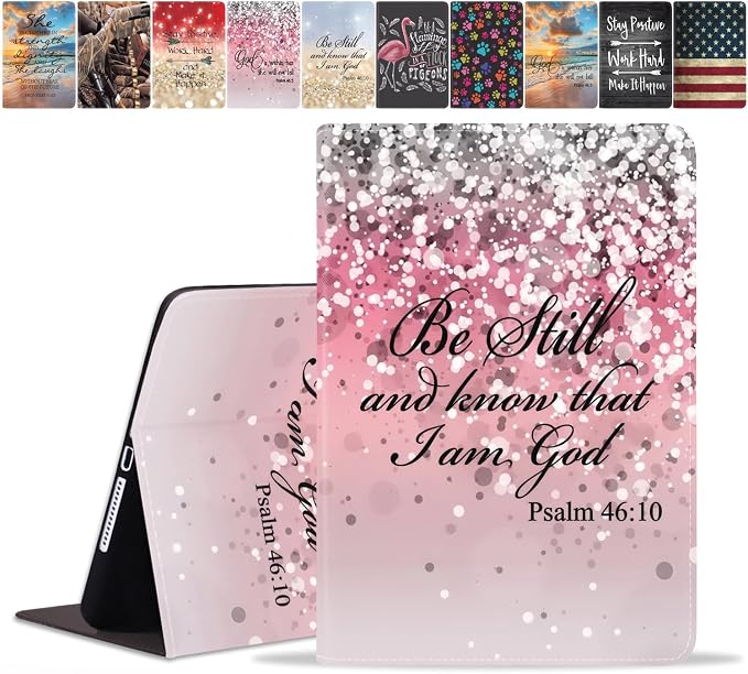 Pink Glitter Quote Bible Verse Psalm 46:10
