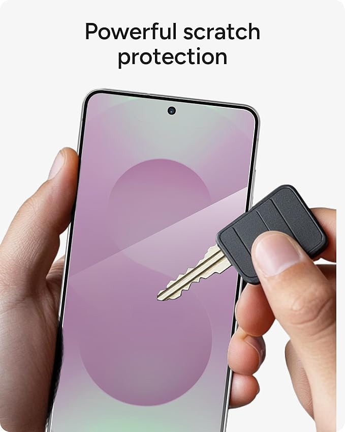 ZAGG Glass+ Samsung Galaxy S25 Edge Screen Protector – Extreme Impact &amp Shatter Protection Scratch-Resistant Smudge-Resistant Fingerprint Scanner Compatible InvisibleShield Easy Installation