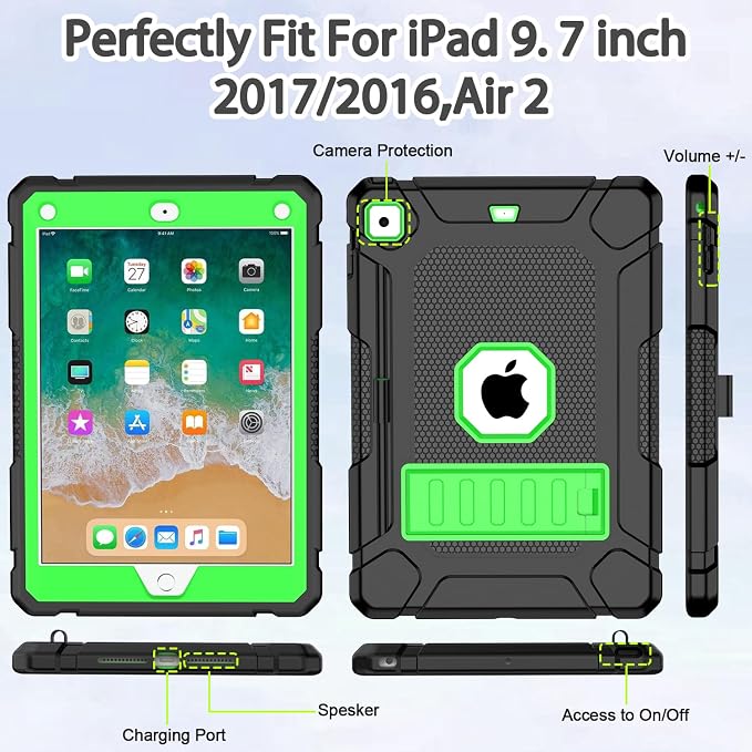 Black and Green