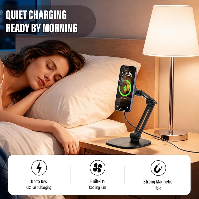 Black - Wireless Charging Stand