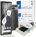 [2 DOME +1 CAM PACKAGE] Whitestone Dome Glass Screen Protector for Google Pixel 7(2022) Full Tempered Glass Shield with Liquid Dispersion Tech [Easy to Install Kit] - 2pack
