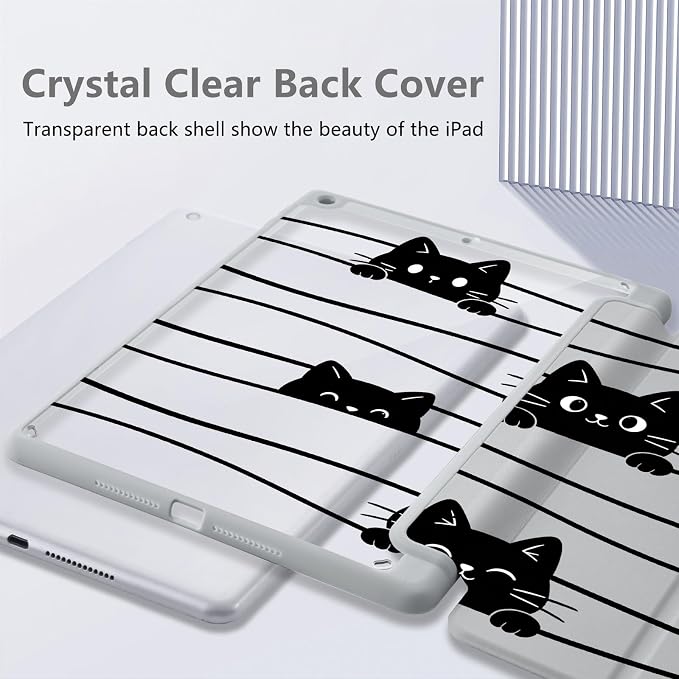 Cute Peeking Black Cat
