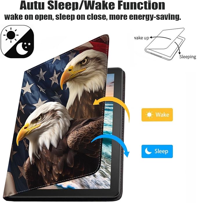 American Flag Bald Eagle