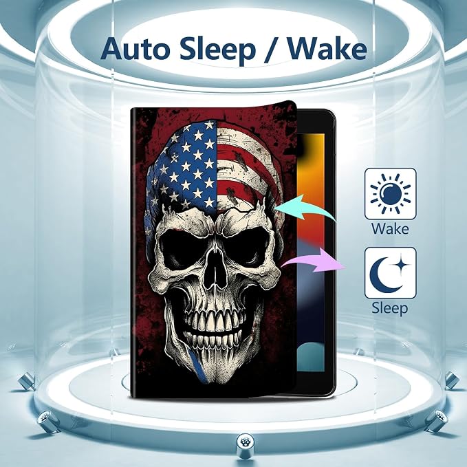 A American Flag Skull